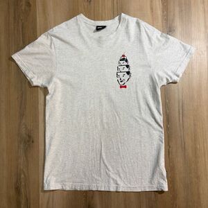 Icecream BBC Men’s Gray Tricks S/S T Shirt Sz L Coneman Top Hat 2000s Skatecore